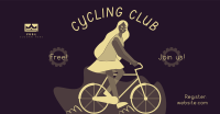 Bike Club Illustration Facebook ad Image Preview