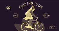Bike Club Illustration Facebook Ad Design