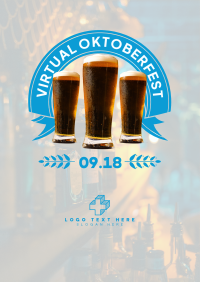 Virtual Oktoberfest Flyer Design