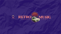 Classic Retro Hits YouTube Banner Design