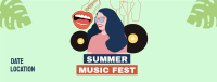 Summer Music Festival Facebook cover Image Preview