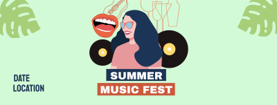 Summer Music Festival Facebook cover