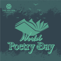 Happy Poetry Day Instagram Post Design