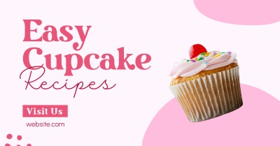Easy Cupcake Recipes Facebook ad Image Preview