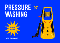 Pressure Washing Expert Postcard Design