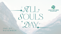 Sparkly All Souls Day Greeting Video Preview