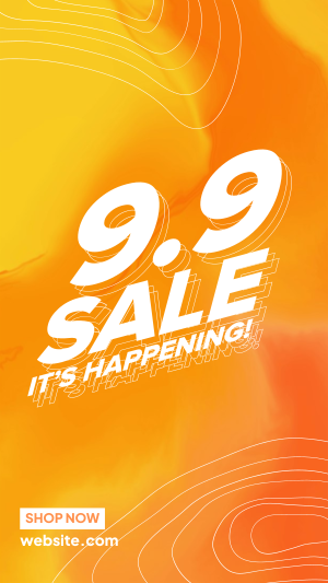 9.9 Gradient Sale Instagram story Image Preview