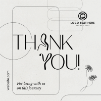 Elegant Thank you Instagram Post Design