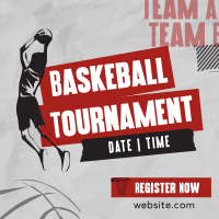 Sports Basketball Tournament Instagram Post Image Preview