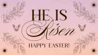 Rustic Easter Sunday Facebook event cover Image Preview