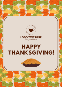 Thanksgiving Day Greeting Poster Design