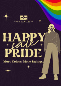 Modern Happy Pride Month Sale  Flyer Image Preview