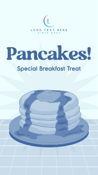 Retro Pancake Breakfast Instagram reel Image Preview