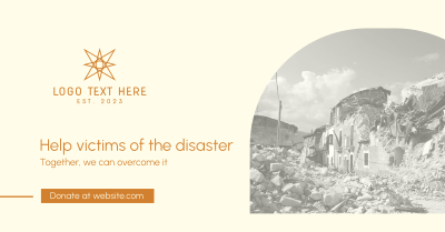 Help Disaster Victims Facebook ad Image Preview