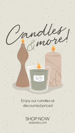 Candles & More Facebook story Image Preview