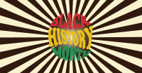 Groovy Black History Facebook ad Image Preview
