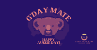 Happy Aussie Koala Facebook Ad Design