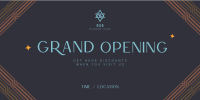 Art Deco Grand Opening Twitter Post Image Preview