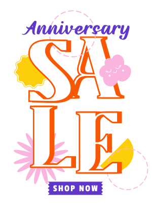 Hippie Anniversary Sale Flyer Image Preview