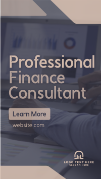 Professional Finance Consultant TikTok video Image Preview