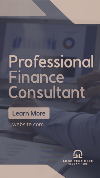 Professional Finance Consultant TikTok Video Preview