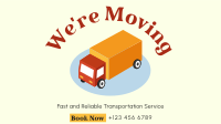 Truck Moving Services Facebook Event Cover Design