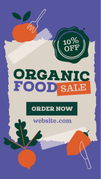 Organic Food Sale TikTok video Image Preview