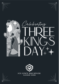 Modern Three Kings Day Flyer Image Preview