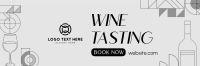 Elegant Wine Tasting Twitter header (cover) Image Preview