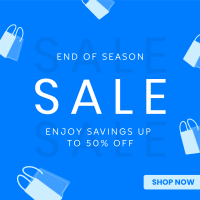 Minimalist End of Season Sale Instagram post Image Preview