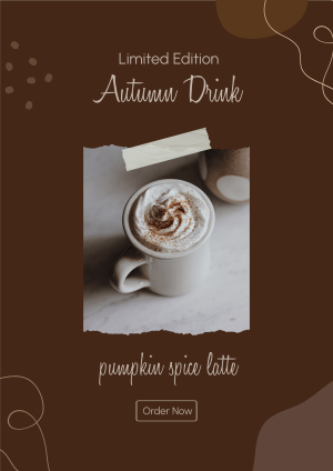 Spice Autumn Drinks Flyer Image Preview