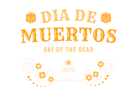 Festive Dia De Los Muertos Pinterest board cover Image Preview