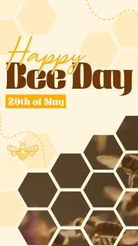 Happy Bee Day TikTok video Image Preview
