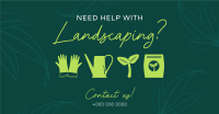 Minimalist Landscaping Facebook Ad Design