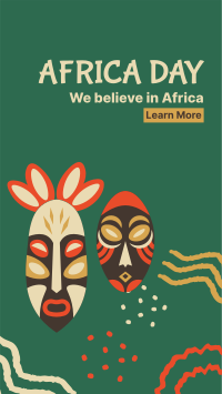 Africa Day Masks Facebook story Image Preview