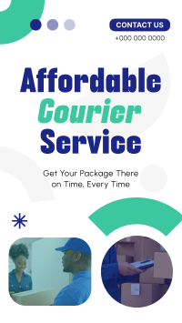 Affordable Courier Service TikTok video Image Preview