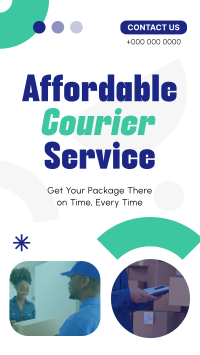 Affordable Courier Service TikTok Video Preview