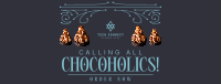 Chocoholics Dessert Facebook cover Image Preview