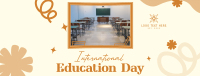 Education Day Celebration Facebook Cover Image Preview