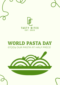 Tasty Pasta Vector Flyer Image Preview