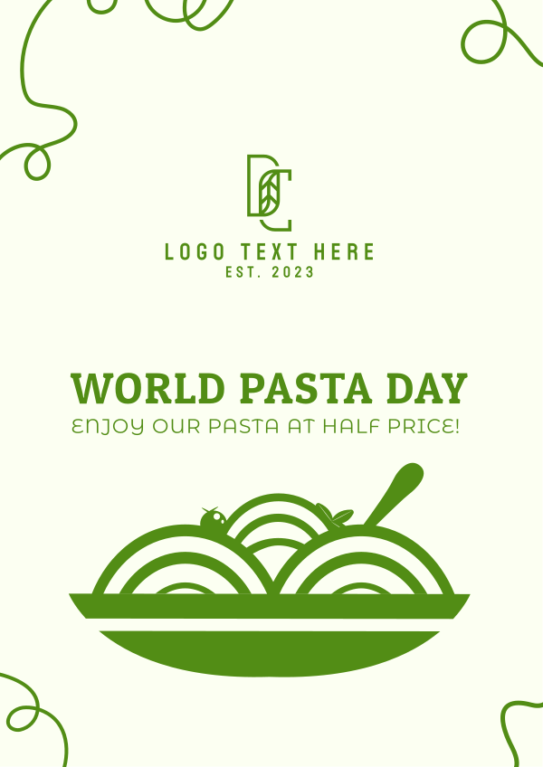 Tasty Pasta Vector Flyer Design Image Preview