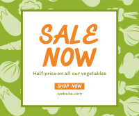 Vegetable Supermarket Facebook post Image Preview