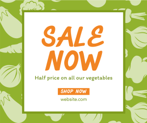 Vegetable Supermarket Facebook post Image Preview