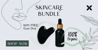 Organic Skincare Bundle Facebook Ad Design
