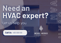 HVAC Expert Postcard Image Preview