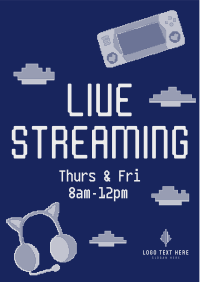 New Streaming Schedule Flyer Image Preview