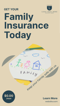 Get Your Family Insured Facebook Story Design
