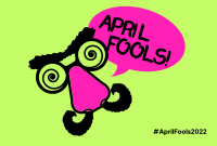 April Fools Mask Pinterest Cover Design