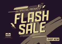 Flash Sale Promo Postcard Image Preview