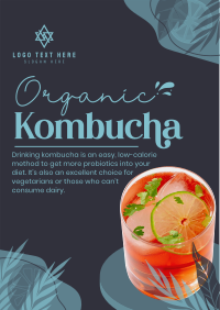 Probiotic Kombucha Flyer Design